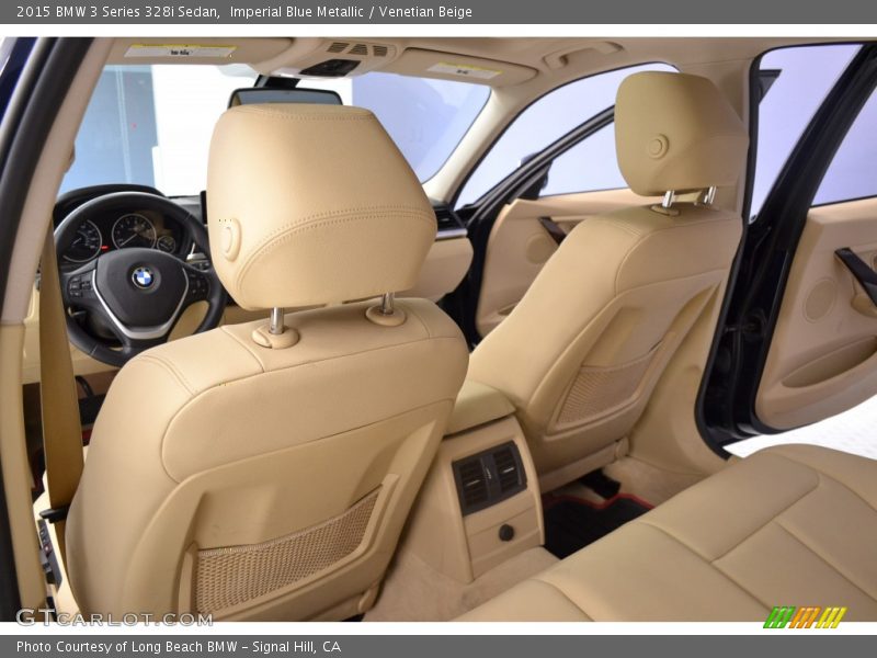 Imperial Blue Metallic / Venetian Beige 2015 BMW 3 Series 328i Sedan