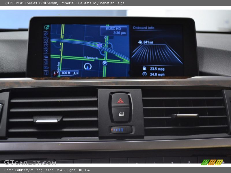 Imperial Blue Metallic / Venetian Beige 2015 BMW 3 Series 328i Sedan