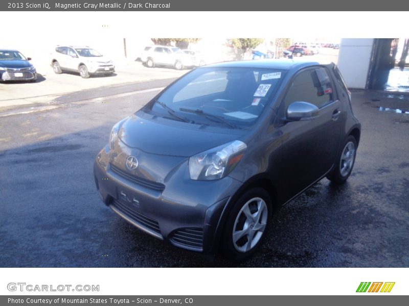Magnetic Gray Metallic / Dark Charcoal 2013 Scion iQ