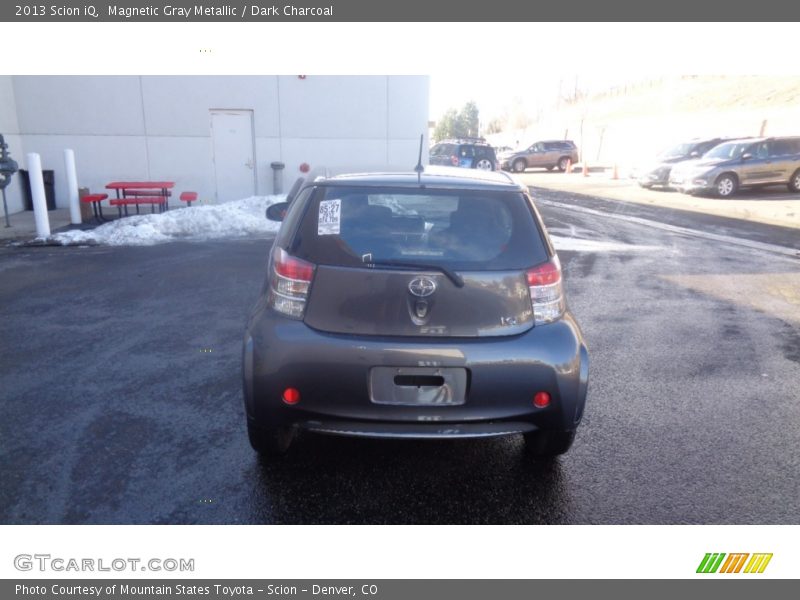 Magnetic Gray Metallic / Dark Charcoal 2013 Scion iQ