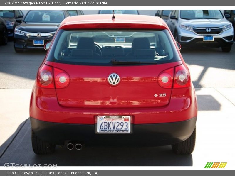 Tornado Red / Anthracite 2007 Volkswagen Rabbit 2 Door