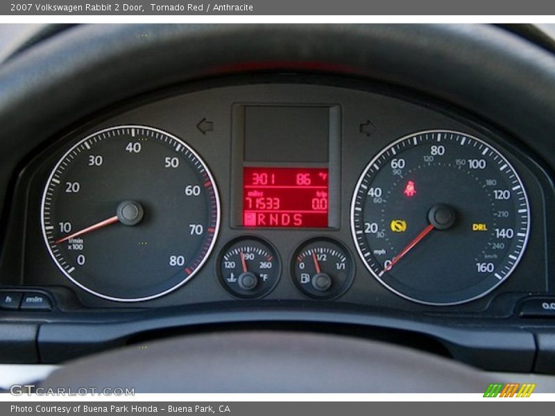 Tornado Red / Anthracite 2007 Volkswagen Rabbit 2 Door