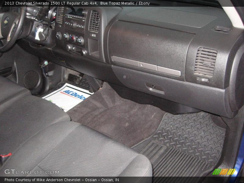 Blue Topaz Metallic / Ebony 2013 Chevrolet Silverado 1500 LT Regular Cab 4x4