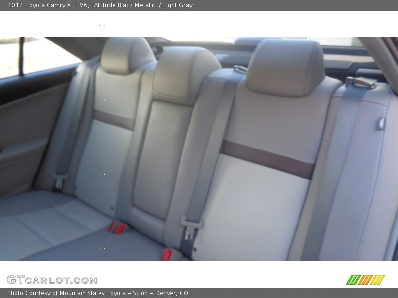Attitude Black Metallic / Light Gray 2012 Toyota Camry XLE V6
