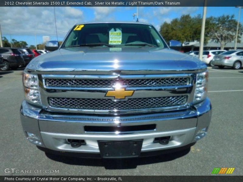 Silver Ice Metallic / Light Titanium/Dark Titanium 2012 Chevrolet Silverado 1500 LT Extended Cab