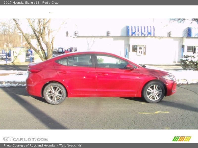 Red / Gray 2017 Hyundai Elantra SE