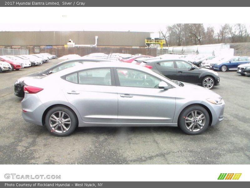 Silver / Gray 2017 Hyundai Elantra Limited
