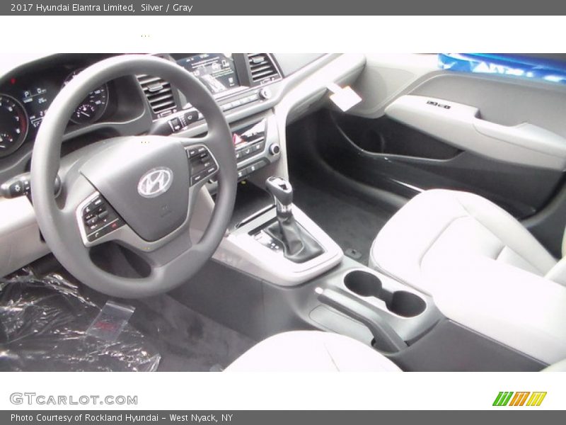 Silver / Gray 2017 Hyundai Elantra Limited
