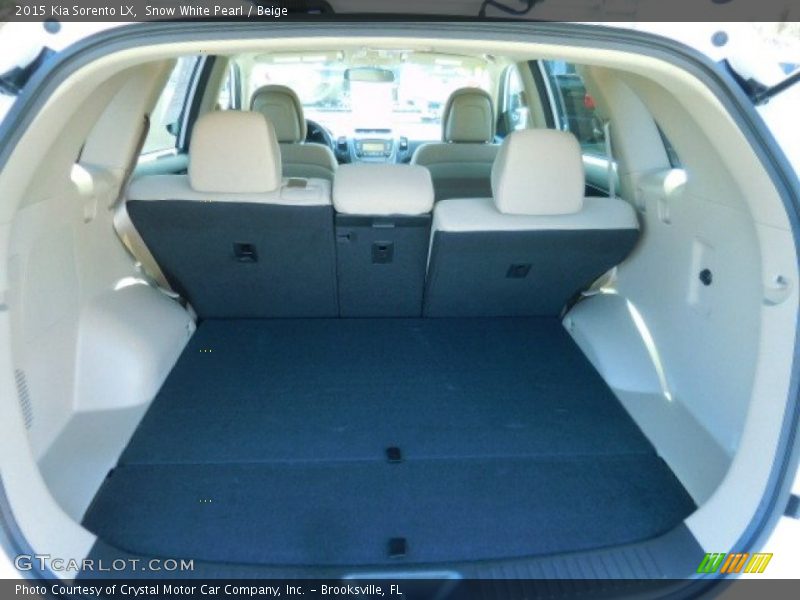 Snow White Pearl / Beige 2015 Kia Sorento LX