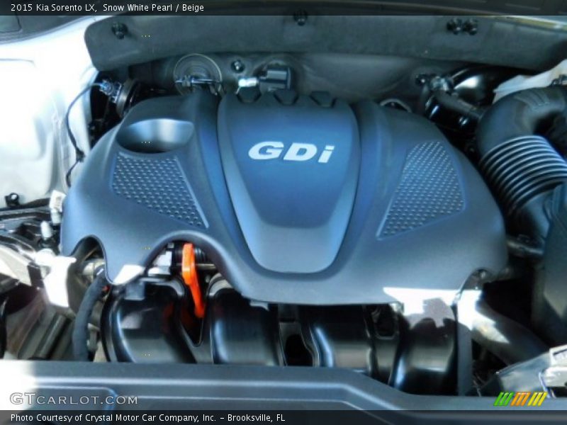 Snow White Pearl / Beige 2015 Kia Sorento LX