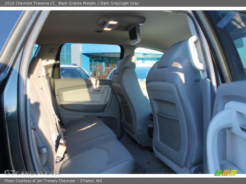 Black Granite Metallic / Dark Gray/Light Gray 2010 Chevrolet Traverse LT
