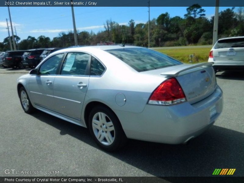 Silver Ice Metallic / Gray 2012 Chevrolet Impala LT