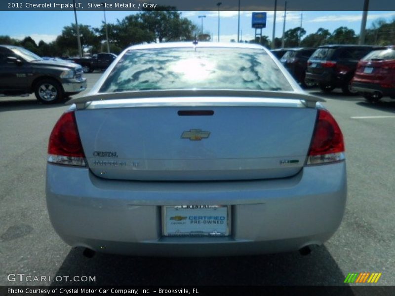 Silver Ice Metallic / Gray 2012 Chevrolet Impala LT