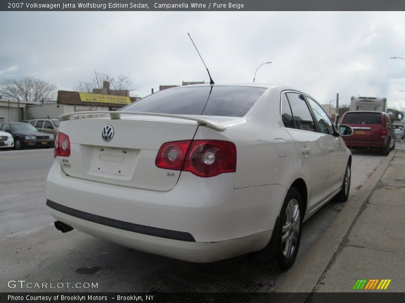 Campanella White / Pure Beige 2007 Volkswagen Jetta Wolfsburg Edition Sedan