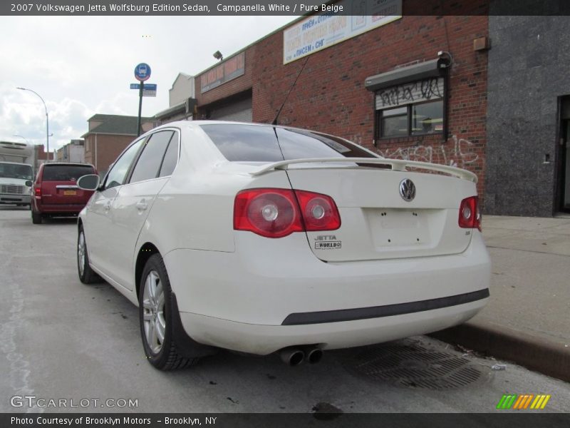 Campanella White / Pure Beige 2007 Volkswagen Jetta Wolfsburg Edition Sedan