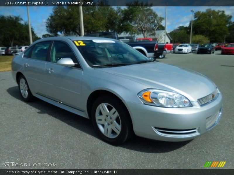 Silver Ice Metallic / Gray 2012 Chevrolet Impala LT