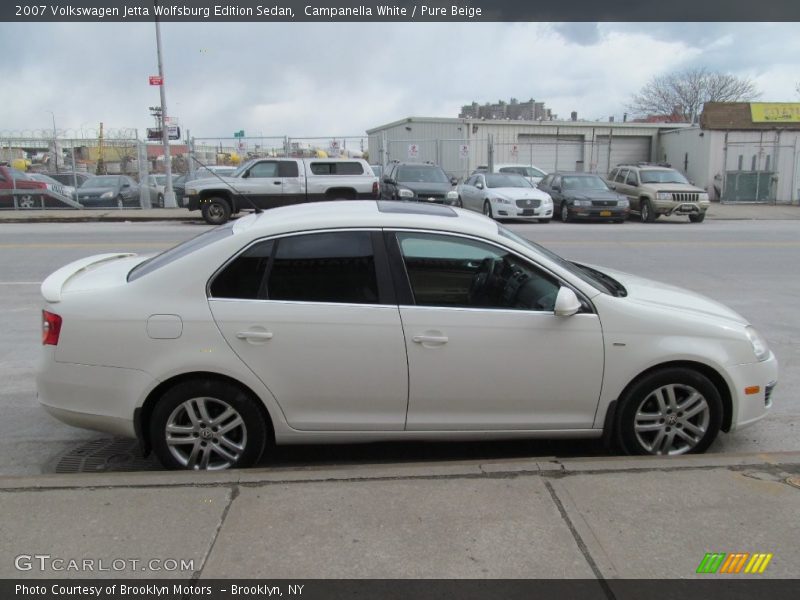 Campanella White / Pure Beige 2007 Volkswagen Jetta Wolfsburg Edition Sedan