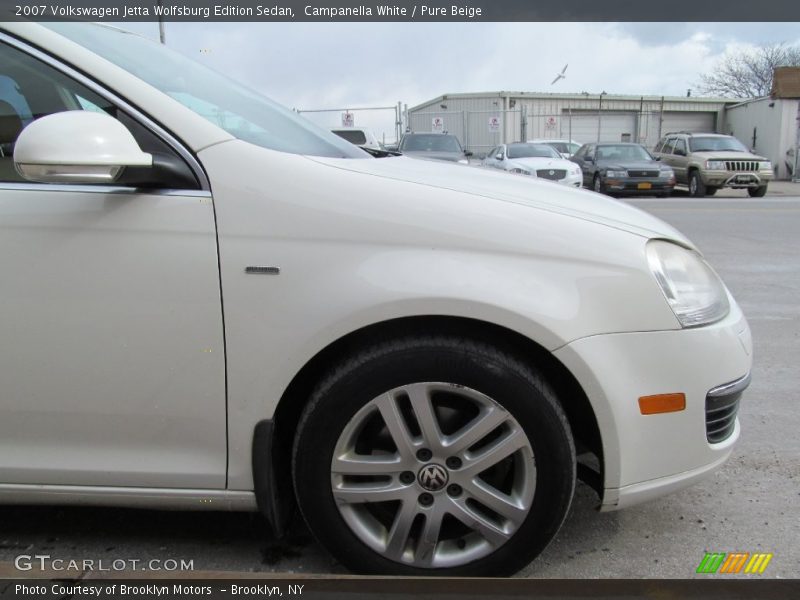Campanella White / Pure Beige 2007 Volkswagen Jetta Wolfsburg Edition Sedan