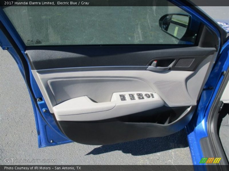 Electric Blue / Gray 2017 Hyundai Elantra Limited
