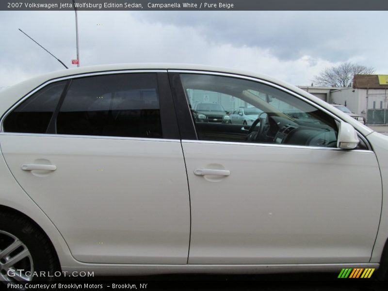 Campanella White / Pure Beige 2007 Volkswagen Jetta Wolfsburg Edition Sedan