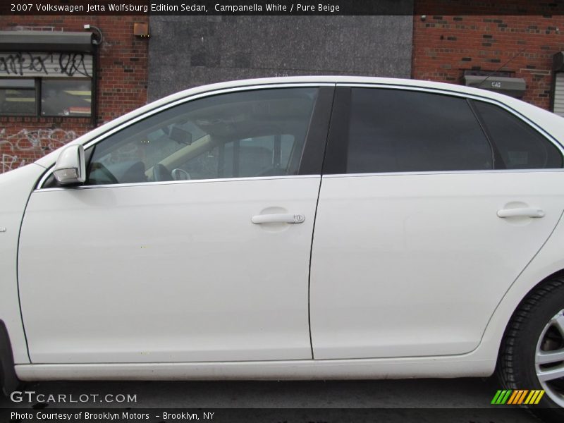 Campanella White / Pure Beige 2007 Volkswagen Jetta Wolfsburg Edition Sedan