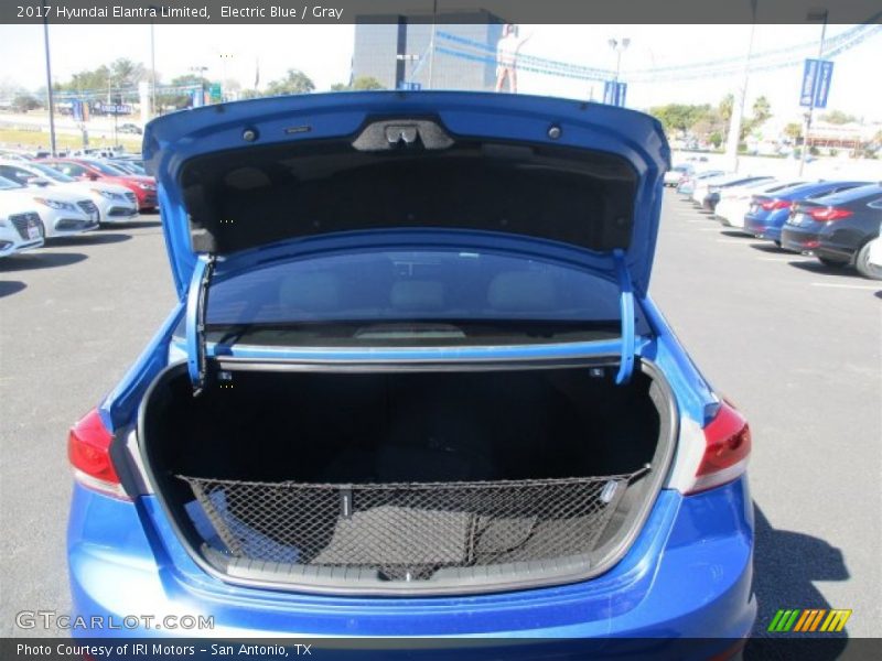 Electric Blue / Gray 2017 Hyundai Elantra Limited