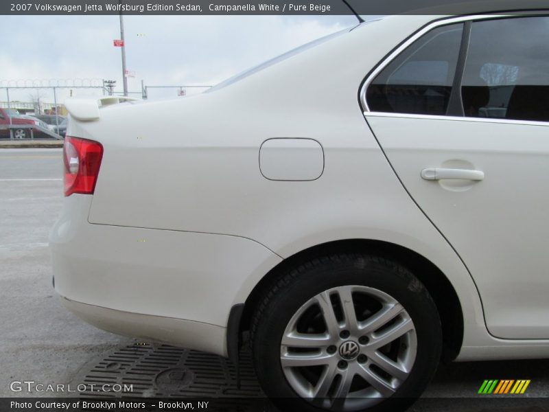 Campanella White / Pure Beige 2007 Volkswagen Jetta Wolfsburg Edition Sedan