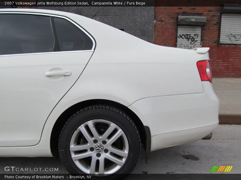 Campanella White / Pure Beige 2007 Volkswagen Jetta Wolfsburg Edition Sedan