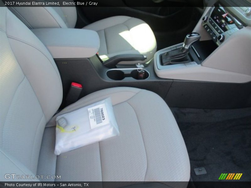 Electric Blue / Gray 2017 Hyundai Elantra Limited
