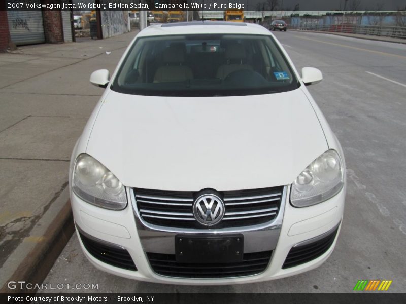 Campanella White / Pure Beige 2007 Volkswagen Jetta Wolfsburg Edition Sedan