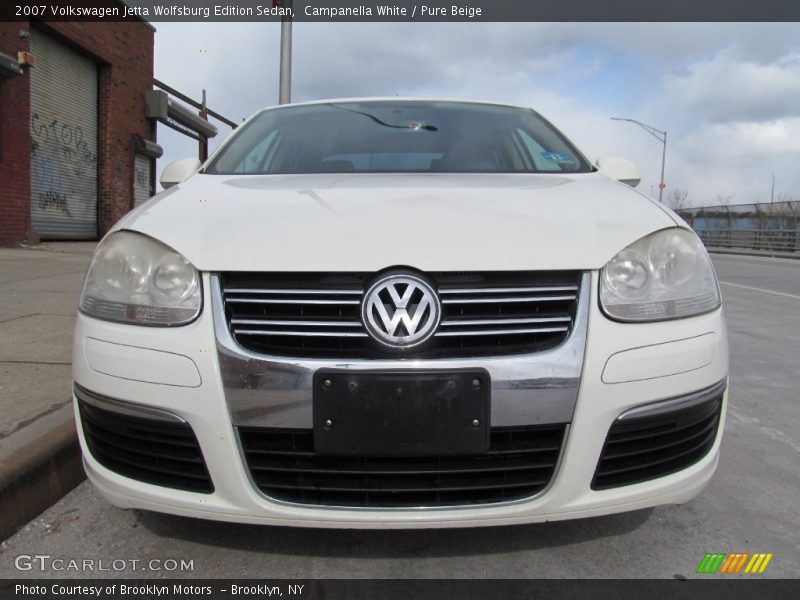 Campanella White / Pure Beige 2007 Volkswagen Jetta Wolfsburg Edition Sedan
