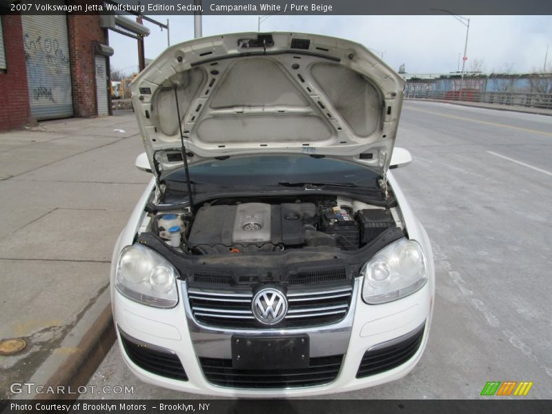 Campanella White / Pure Beige 2007 Volkswagen Jetta Wolfsburg Edition Sedan