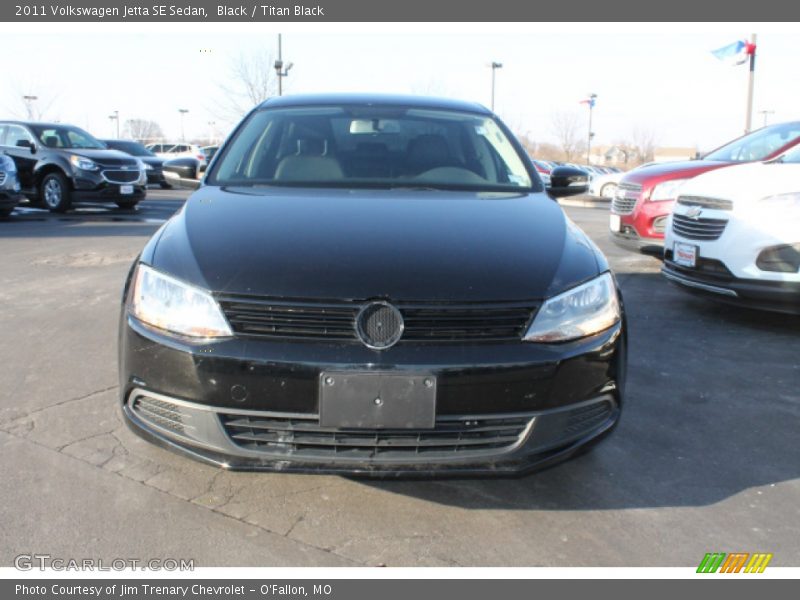 Black / Titan Black 2011 Volkswagen Jetta SE Sedan