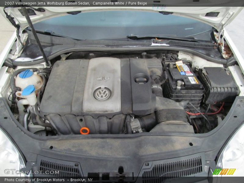 Campanella White / Pure Beige 2007 Volkswagen Jetta Wolfsburg Edition Sedan