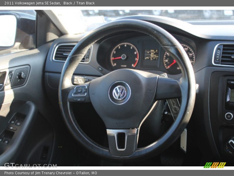 Black / Titan Black 2011 Volkswagen Jetta SE Sedan