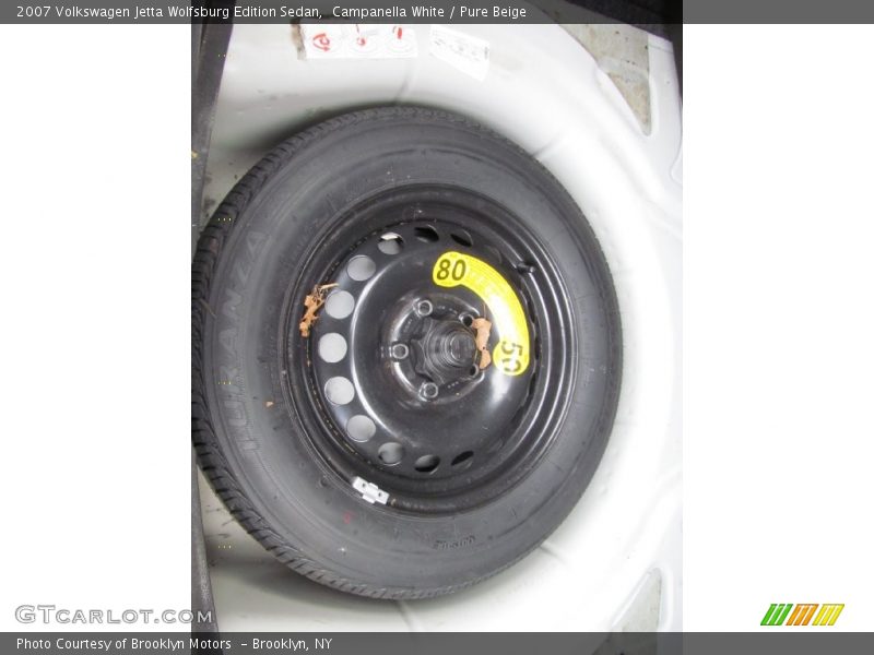 Campanella White / Pure Beige 2007 Volkswagen Jetta Wolfsburg Edition Sedan