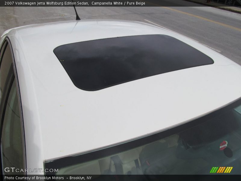 Campanella White / Pure Beige 2007 Volkswagen Jetta Wolfsburg Edition Sedan