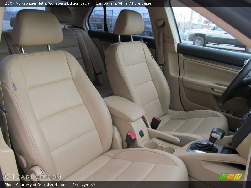 Campanella White / Pure Beige 2007 Volkswagen Jetta Wolfsburg Edition Sedan
