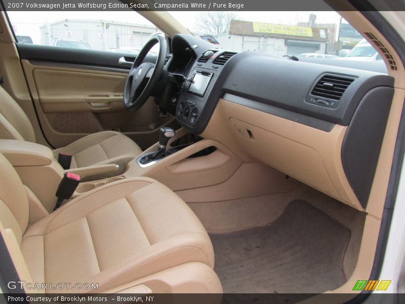 Campanella White / Pure Beige 2007 Volkswagen Jetta Wolfsburg Edition Sedan