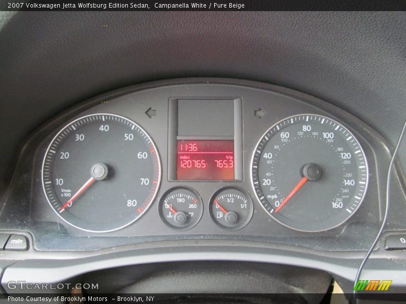 Campanella White / Pure Beige 2007 Volkswagen Jetta Wolfsburg Edition Sedan