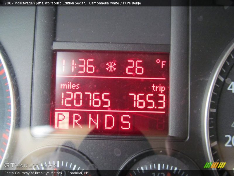 Campanella White / Pure Beige 2007 Volkswagen Jetta Wolfsburg Edition Sedan