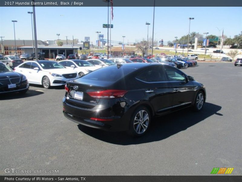 Black / Beige 2017 Hyundai Elantra Limited