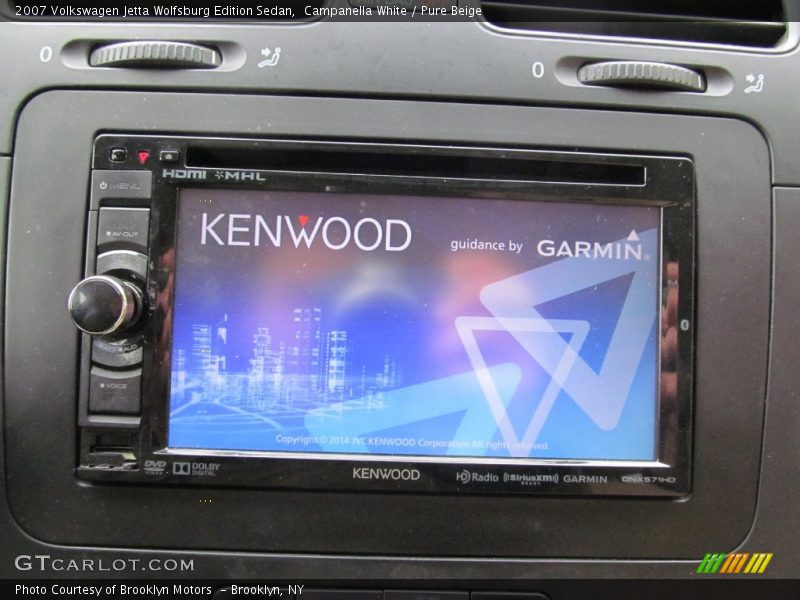 Campanella White / Pure Beige 2007 Volkswagen Jetta Wolfsburg Edition Sedan