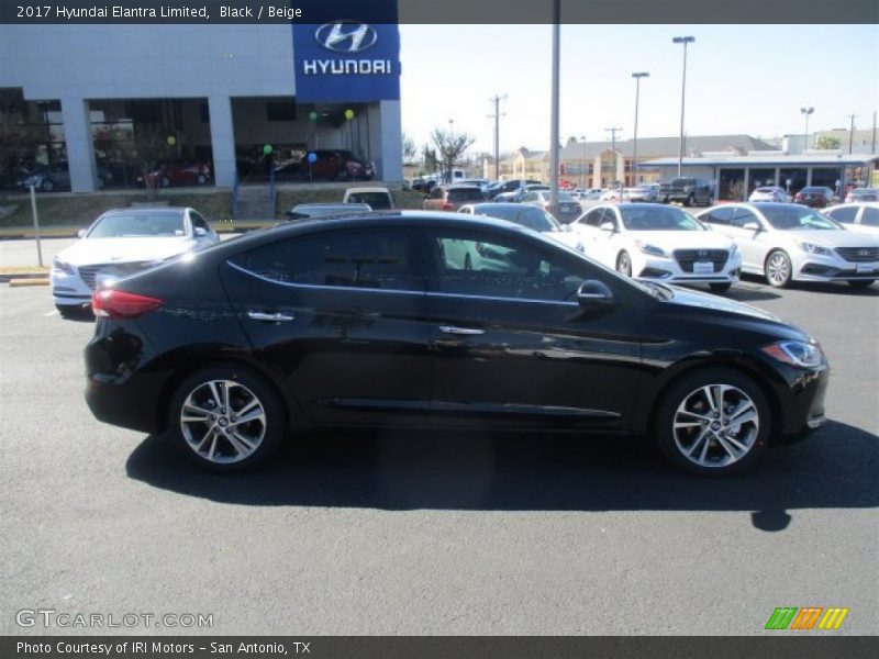 Black / Beige 2017 Hyundai Elantra Limited