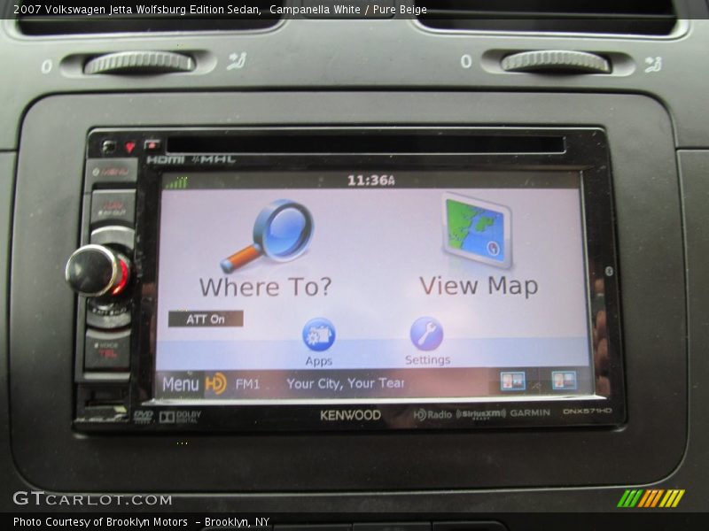 Campanella White / Pure Beige 2007 Volkswagen Jetta Wolfsburg Edition Sedan