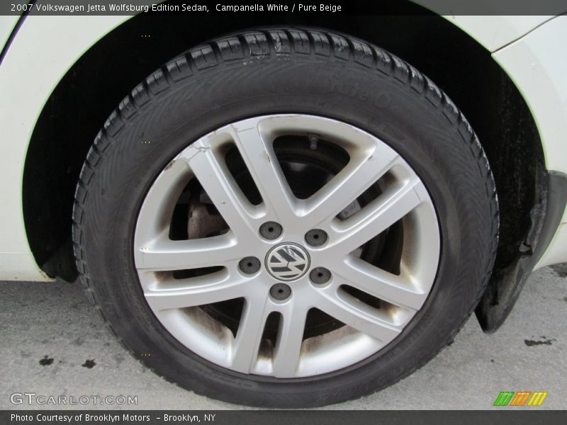 Campanella White / Pure Beige 2007 Volkswagen Jetta Wolfsburg Edition Sedan