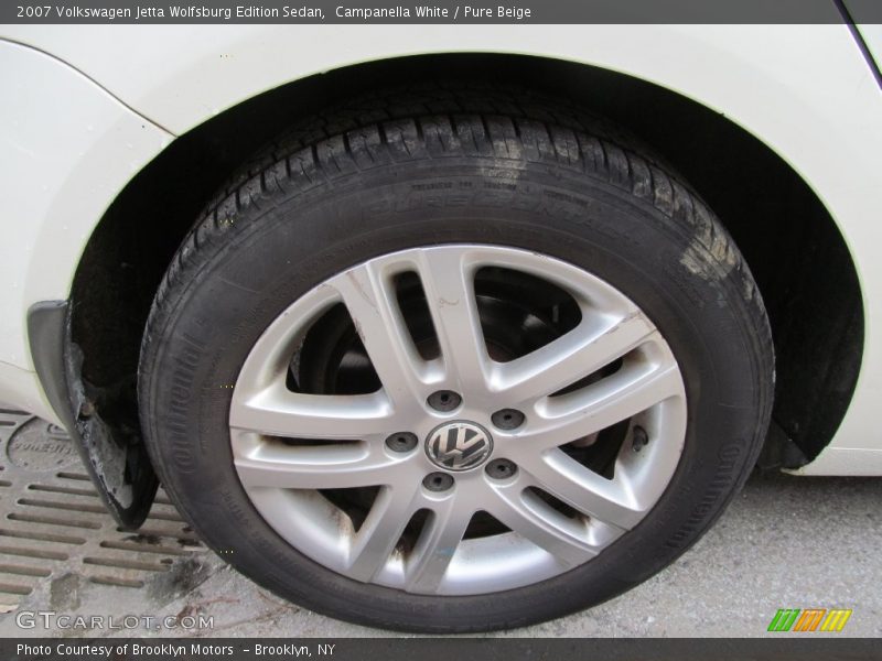 Campanella White / Pure Beige 2007 Volkswagen Jetta Wolfsburg Edition Sedan