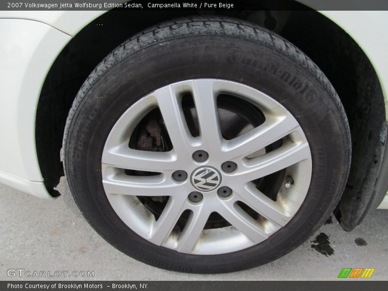 Campanella White / Pure Beige 2007 Volkswagen Jetta Wolfsburg Edition Sedan