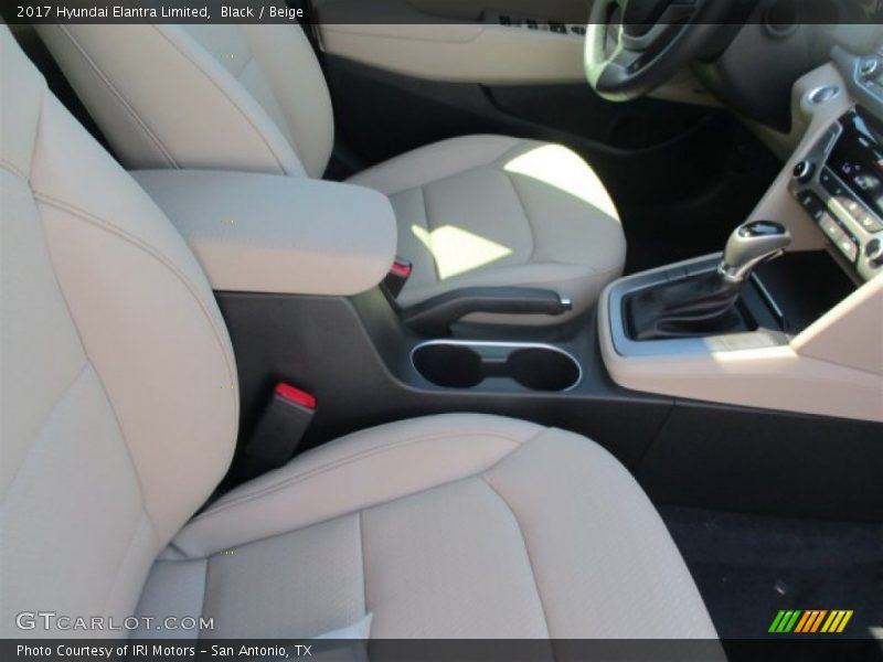 Black / Beige 2017 Hyundai Elantra Limited