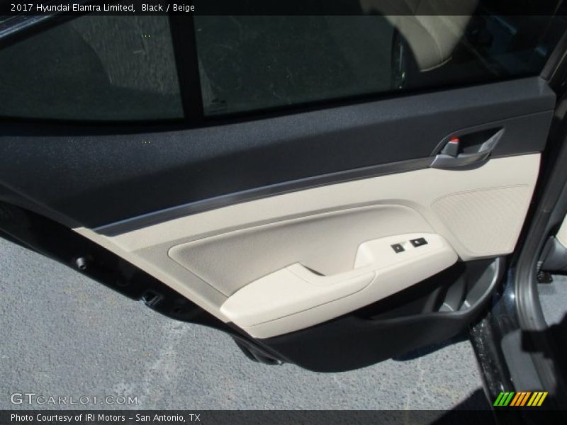 Black / Beige 2017 Hyundai Elantra Limited